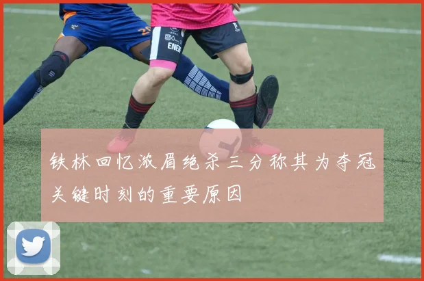铁林回忆浓眉绝杀三分称其为夺冠关键时刻的重要原因